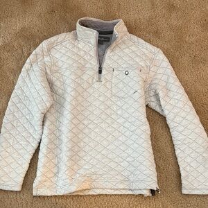 Eddie Bauer Gray Quilted Men's Sweater